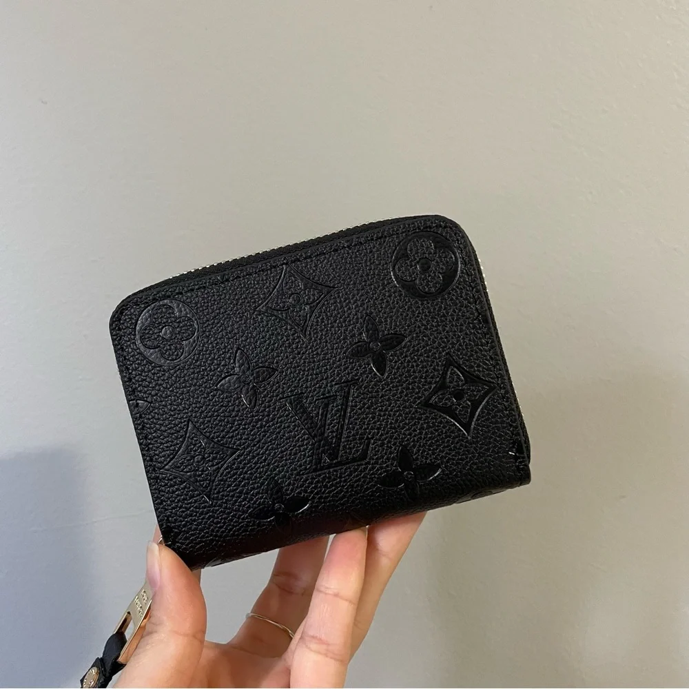 LV ZIPPY COIN PURSE Black Monogram Empreinte Leather